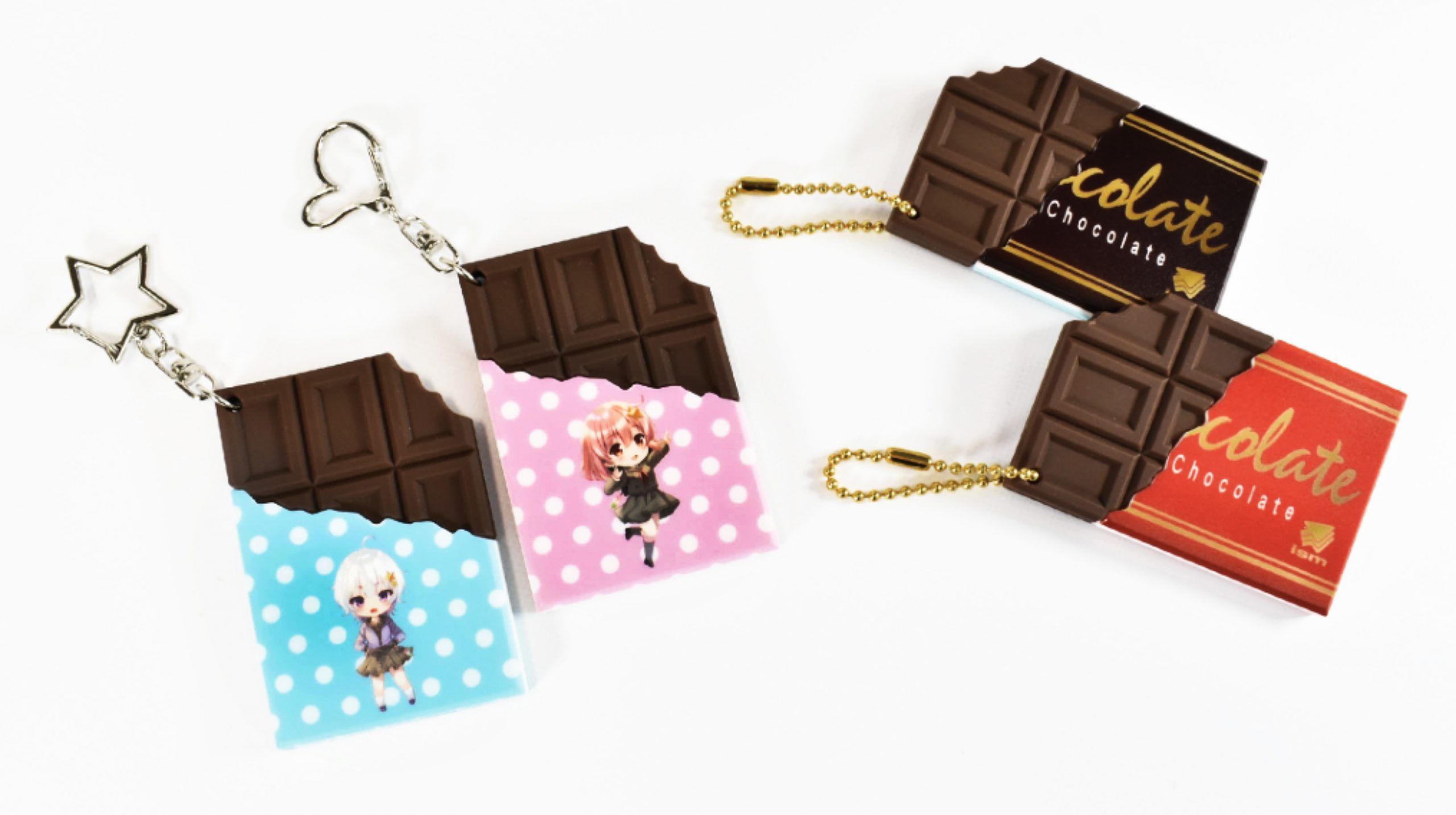 板チョコラバーキーホルダー｜オリジナルグッズの企画・製作会社 株式 