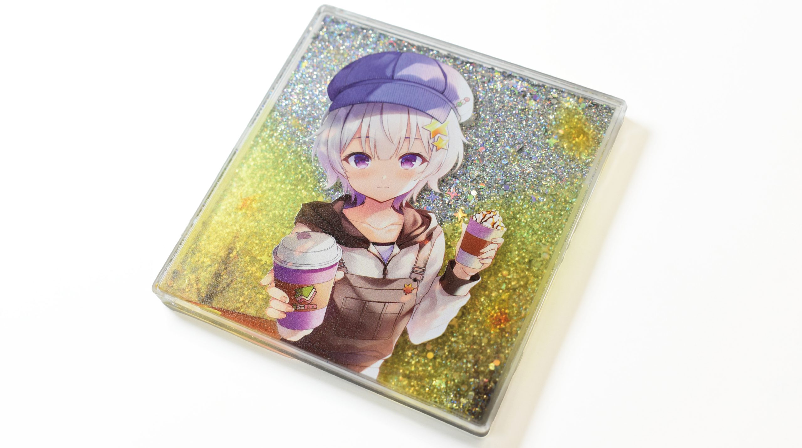 グリッターアクリルプレート